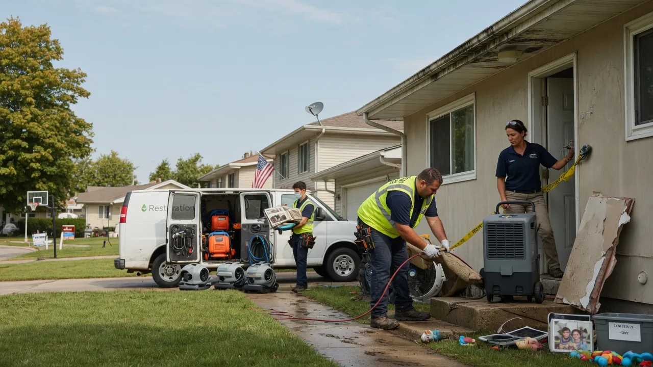 Water Damage Restoration in Bowerston, OH near me